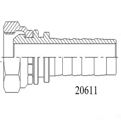 20611公製內（nèi）螺紋60°外錐麵係列