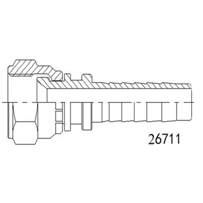 26711美製JIC內螺（luó）紋74°內錐麵係列